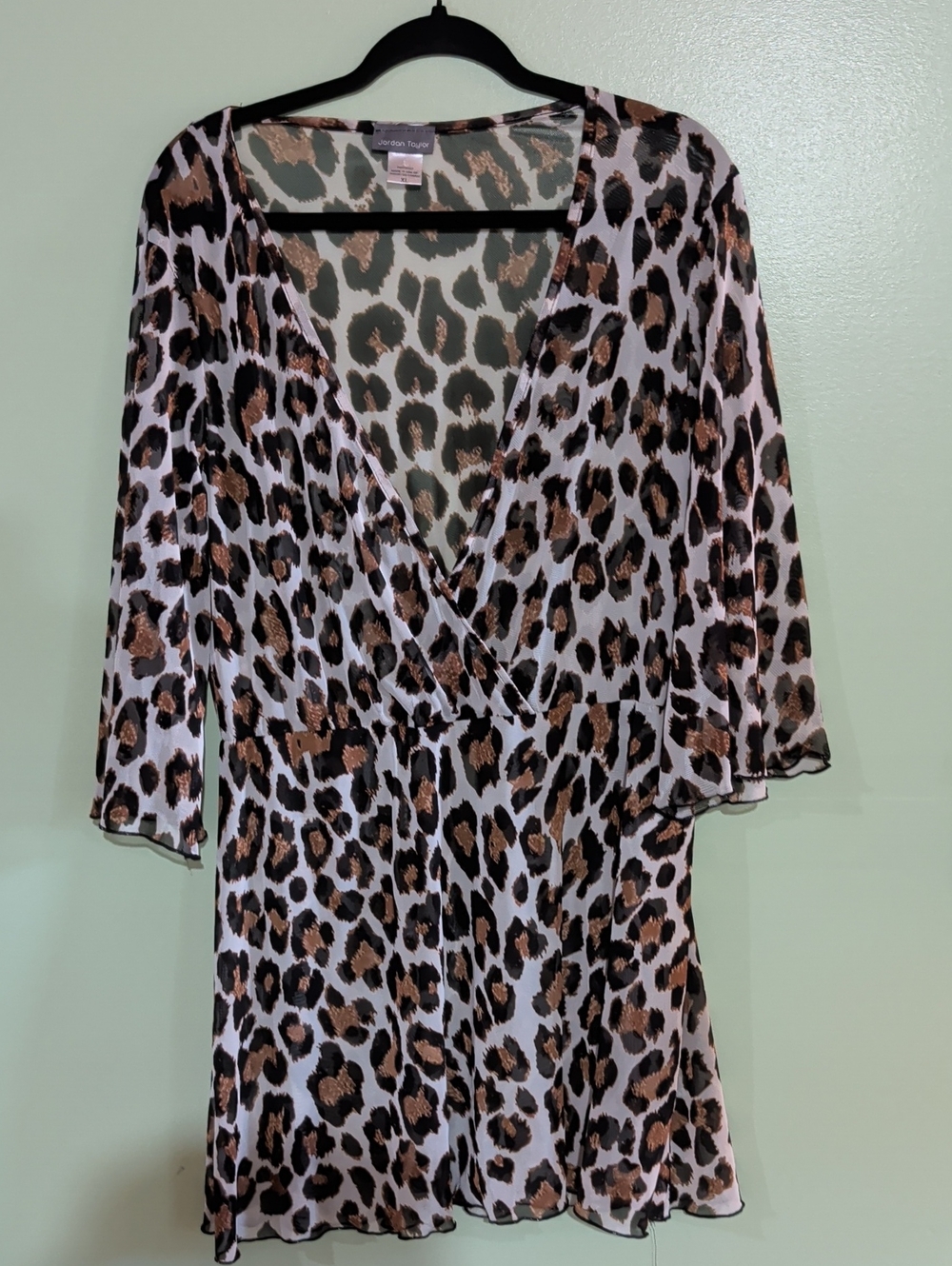 Jordan Taylor Leopard Printed Tunic Swim Cover Up